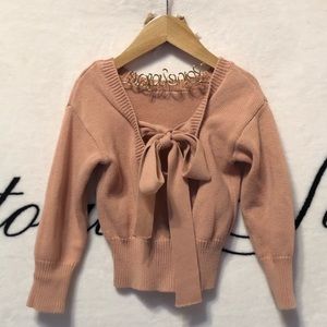 Dusty Rose Savannah Keyhole Sweater